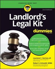 Landlord's Legal Kit For Dummies, 2nd Edition 2nd Edition цена и информация | Книги по экономике | kaup24.ee