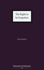 Right to be Forgotten цена и информация | Книги по экономике | kaup24.ee