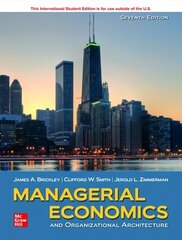 ISE Managerial Economics & Organizational Architecture 7th edition цена и информация | Книги по экономике | kaup24.ee