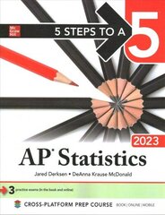 5 Steps to a 5: AP Statistics 2023 цена и информация | Книги по экономике | kaup24.ee