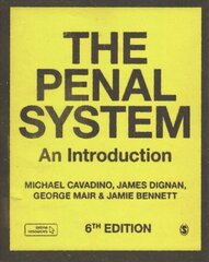 Penal System: An Introduction 6th Revised edition цена и информация | Книги по социальным наукам | kaup24.ee