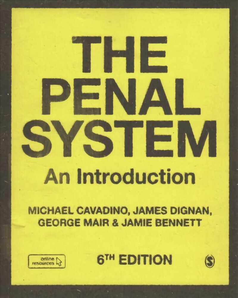 Penal System: An Introduction 6th Revised edition цена и информация | Ühiskonnateemalised raamatud | kaup24.ee