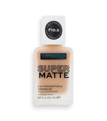 Jumestus-peitekreem Revolution Relove Super Matte Foundation, F10.5, 24 m hind ja info | Jumestuskreemid, puudrid | kaup24.ee