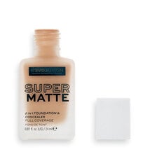 Jumestus-peitekreem Revolution Relove Super Matte Foundation, F10.5, 24 m hind ja info | Jumestuskreemid, puudrid | kaup24.ee