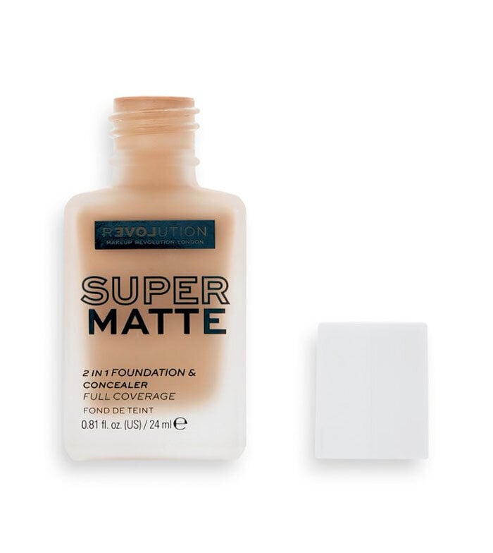 Jumestus-peitekreem Revolution Relove Super Matte Foundation, F10.5, 24 m hind ja info | Jumestuskreemid, puudrid | kaup24.ee