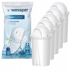 Wessper AquaClassic, 5 шт. цена и информация | Фильтры для воды | kaup24.ee