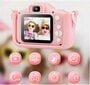 Laste fotokaamera "Ükssarvik" +16GB MICROSD цена и информация | Tüdrukute mänguasjad | kaup24.ee