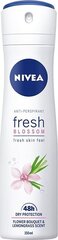 Pihustatav deodorant Nivea Fresh Blossom naistele, 150 ml цена и информация | Дезодоранты | kaup24.ee
