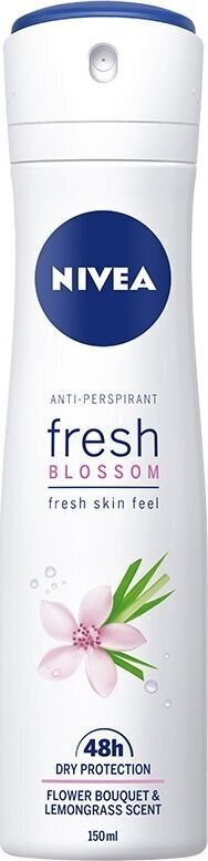 Pihustatav deodorant Nivea Fresh Blossom naistele, 150 ml цена и информация | Deodorandid | kaup24.ee