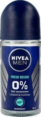 Rulldeodorant Nivea Fresh Ocean meestele, 50 ml hind ja info | Deodorandid | kaup24.ee