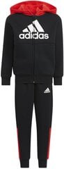 Детский спортивный костюм Adidas Lk Logo Fl Set HM9695/116, черный/красный цена и информация | Свитеры, жилетки, пиджаки для мальчиков | kaup24.ee