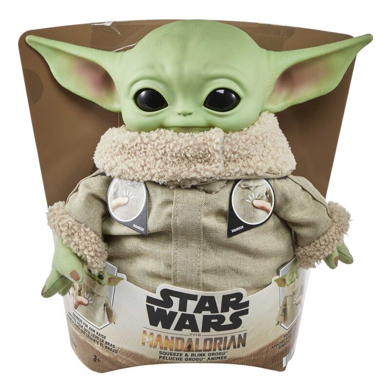 Pehme mänguasi Mattel Star Wars Baby Yoda Grogu, HJM25 цена и информация | Pehmed mänguasjad | kaup24.ee