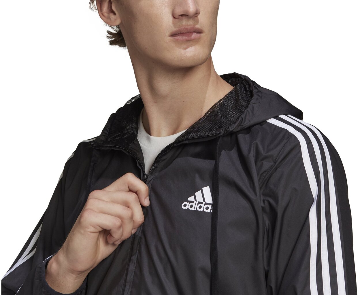 Meeste jope Adidas M 3s Wv Wb Black GK9026 GK9026/L цена и информация | Meeste spordiriided | kaup24.ee