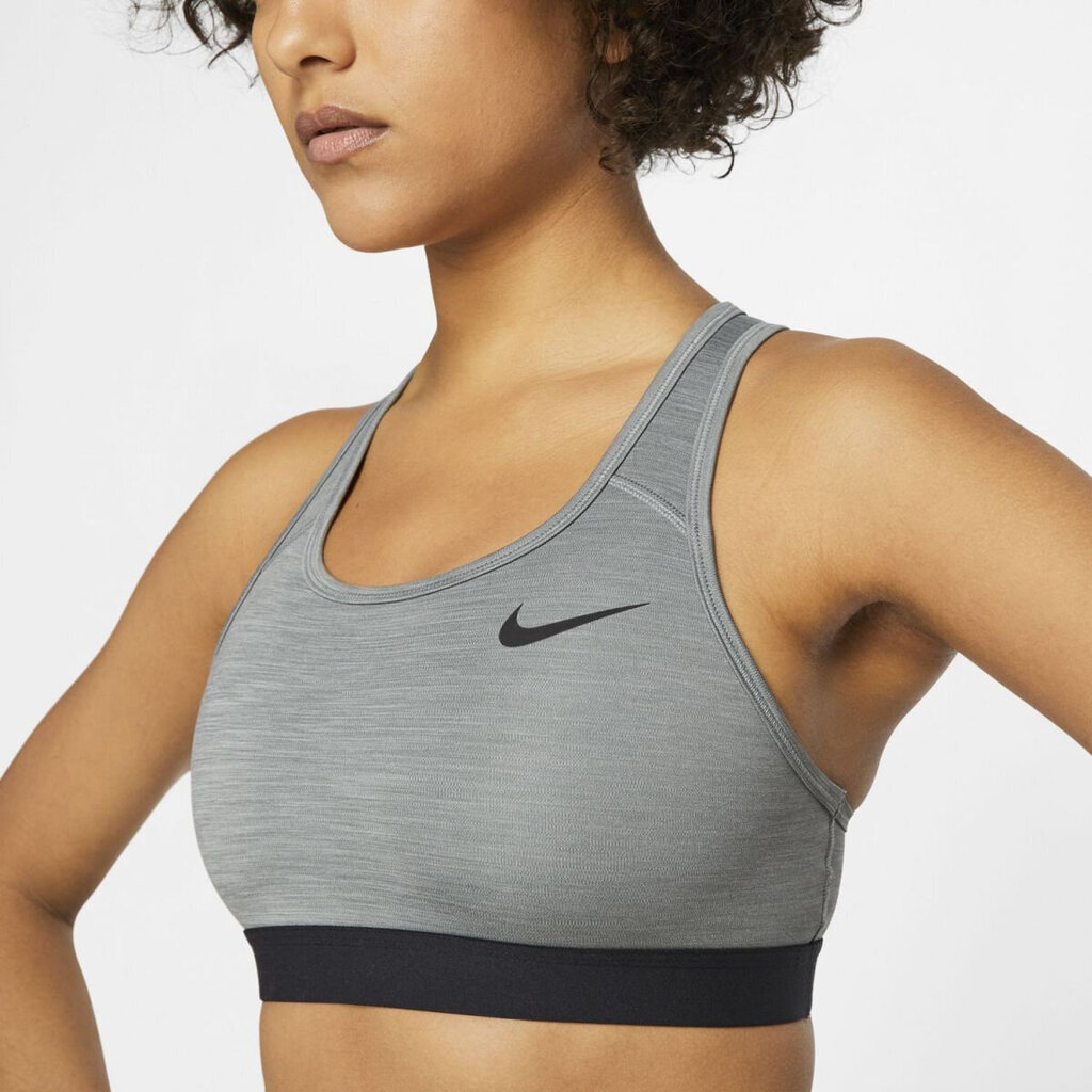 Naiste spordirinnahoidja Nike Swsh Band Nonpded Bra Grey BV3900 084 BV3900 084/L цена и информация | Rinnahoidjad | kaup24.ee