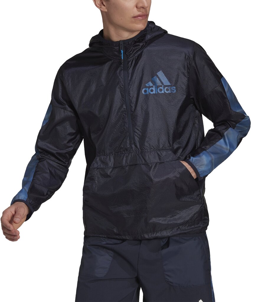 Meeste jope Adidas Season Wb Blue Black HD4335 HD4335/XL цена и информация | Meeste joped | kaup24.ee