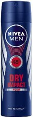 Дезодорант-спрей для мужчин Nivea Dry Impact plus, 150 мл цена и информация | Дезодоранты | kaup24.ee