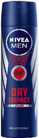 Pihustav deodorant meestele Nivea Dry Impact plus, 150 ml hind ja info | Deodorandid | kaup24.ee