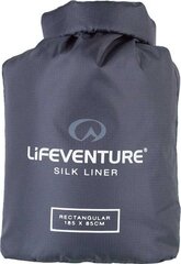 Подкладка для спального мешка Lifeventure Silk, серая цена и информация | Спальные мешки | kaup24.ee