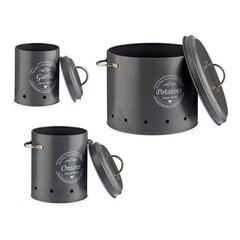 Toru Enjoy your Kitchen hall metall (3 pcs) цена и информация | Посуда для хранения еды | kaup24.ee