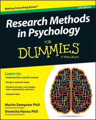 Research Methods in Psychology For Dummies цена и информация | Книги по социальным наукам | kaup24.ee