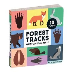 Forest Tracks: What Animal Am I? Lift-the-Flap Board Book цена и информация | Книги для подростков и молодежи | kaup24.ee