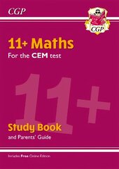 11plus CEM Maths Study Book (with Parents' Guide & Online Edition) цена и информация | Развивающие книги | kaup24.ee