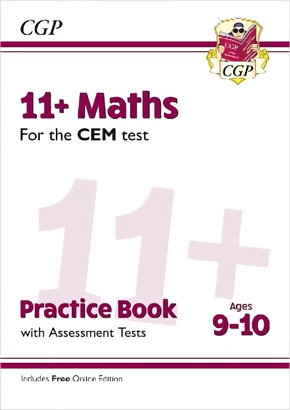 11plus CEM Maths Practice Book & Assessment Tests - Ages 9-10 (with Online Edition) цена и информация | Laste õpikud | kaup24.ee