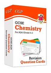 9-1 GCSE Chemistry AQA Revision Question Cards цена и информация | Развивающие книги | kaup24.ee