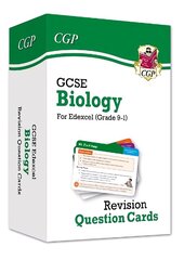 9-1 GCSE Biology Edexcel Revision Question Cards цена и информация | Книги для подростков и молодежи | kaup24.ee