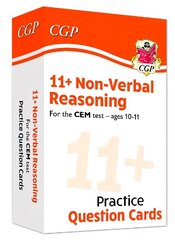 11plus CEM Non-Verbal Reasoning Practice Question Cards - Ages 10-11 цена и информация | Развивающие книги | kaup24.ee