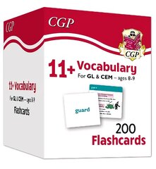 11plus Vocabulary Flashcards - Ages 8-9 цена и информация | Пособия по изучению иностранных языков | kaup24.ee
