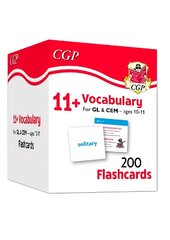 11plus Vocabulary Flashcards - Ages 10-11 цена и информация | Развивающие книги | kaup24.ee