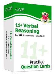 11plus GL Verbal Reasoning Practice Question Cards - Ages 10-11 цена и информация | Развивающие книги | kaup24.ee