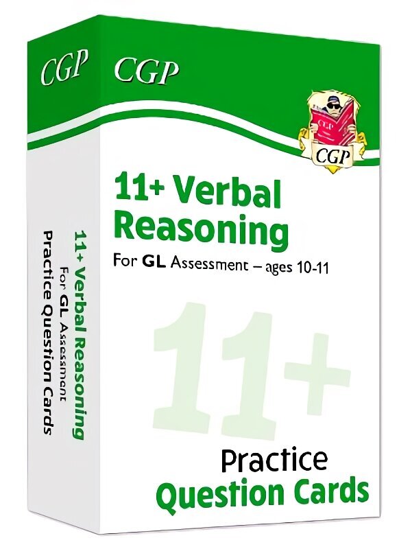 11plus GL Verbal Reasoning Practice Question Cards - Ages 10-11 цена и информация | Laste õpikud | kaup24.ee