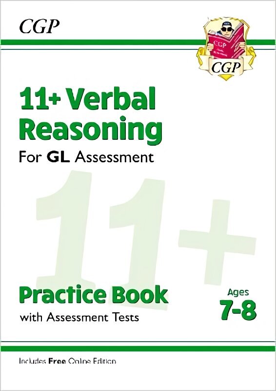 11plus GL Verbal Reasoning Practice Book & Assessment Tests - Ages 7-8 (with Online Edition) цена и информация | Laste õpikud | kaup24.ee