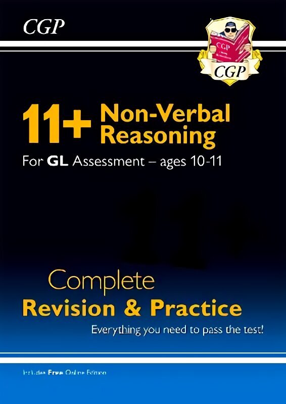 11plus GL Non-Verbal Reasoning Complete Revision and Practice - Ages 10-11 (with Online Edition) цена и информация | Laste õpikud | kaup24.ee