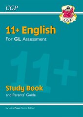 11plus GL English Study Book (with Parents' Guide & Online Edition) цена и информация | Пособия по изучению иностранных языков | kaup24.ee