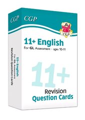 11plus GL English Revision Question Cards - Ages 10-11 цена и информация | Пособия по изучению иностранных языков | kaup24.ee