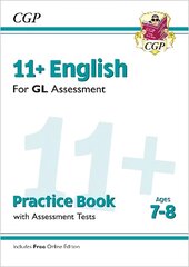 11plus GL English Practice Book & Assessment Tests - Ages 7-8 (with Online   Edition) цена и информация | Пособия по изучению иностранных языков | kaup24.ee