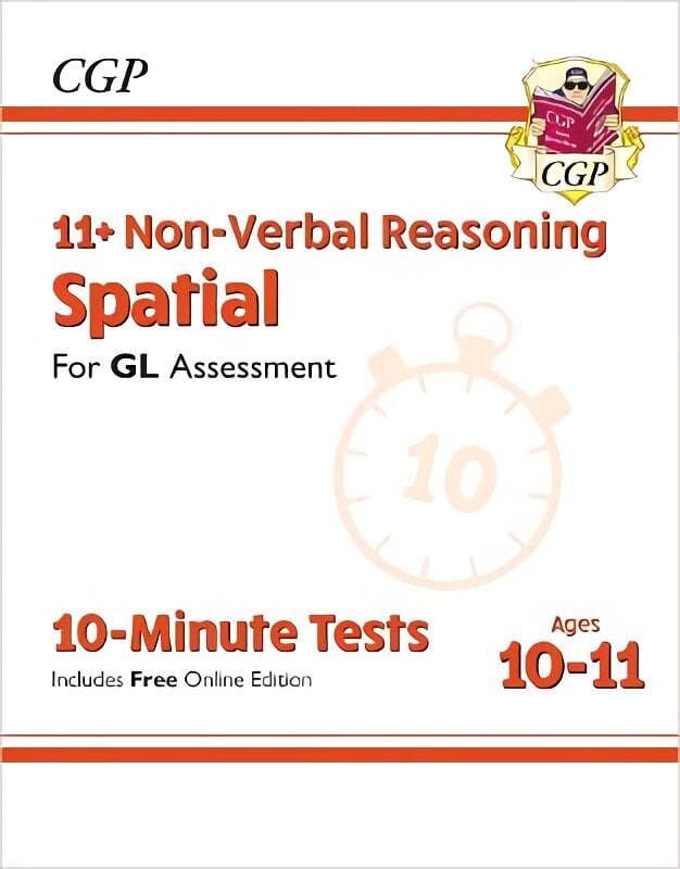 11plus GL 10-Minute Tests: Non-Verbal Reasoning Spatial - Ages 10-11 (with Online Edition) цена и информация | Laste õpikud | kaup24.ee