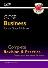 GCSE Business Complete Revision and Practice - for the Grade 9-1 Course (with Online Edition) цена и информация | Книги для подростков и молодежи | kaup24.ee