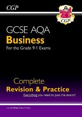 GCSE Business AQA Complete Revision and Practice - Grade 9-1 Course (with Online Edition) hind ja info | Noortekirjandus | kaup24.ee