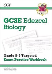 GCSE Biology Edexcel Grade 8-9 Targeted Exam Practice Workbook (includes Answers) цена и информация | Книги для подростков и молодежи | kaup24.ee