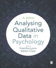 Analysing Qualitative Data in Psychology 3rd Revised edition цена и информация | Книги по социальным наукам | kaup24.ee