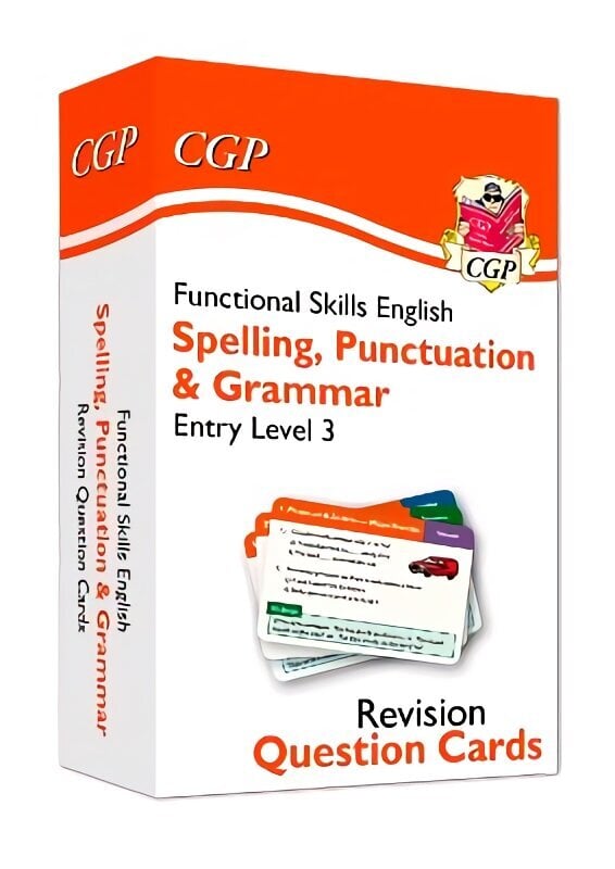 Functional Skills English Revision Question Cards: Spelling, Punctuation & Grammar Entry Level 3 цена и информация | Noortekirjandus | kaup24.ee