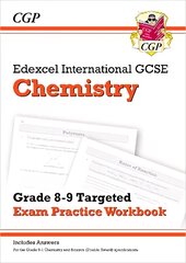 Edexcel International GCSE Chemistry: Grade 8-9 Targeted Exam Practice Workbook (with answers) hind ja info | Noortekirjandus | kaup24.ee