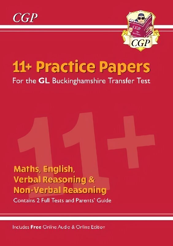 Buckinghamshire 11plus GL Practice Papers: Secondary Transfer Test (inc Parents' Guide & Online Ed) hind ja info | Noortekirjandus | kaup24.ee