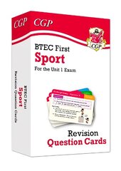 BTEC First in Sport: Revision Question Cards цена и информация | Книги для подростков и молодежи | kaup24.ee