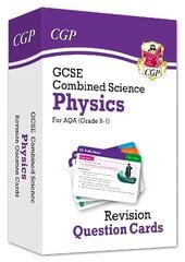 9-1 GCSE Combined Science: Physics AQA Revision Question Cards hind ja info | Laste õpikud | kaup24.ee