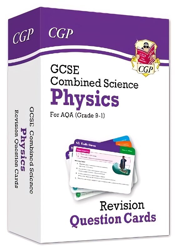 9-1 GCSE Combined Science: Physics AQA Revision Question Cards цена и информация | Laste õpikud | kaup24.ee